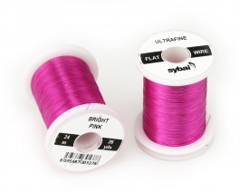 Flat Colour Wire, Ultrafine, Bright Pink